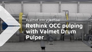 Energy efficient recycled fiber processing with Valmet Drum Pulper