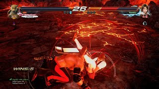 【4K】鉄拳7(PS4) 飛鳥vsキング tekken 7 asuka vs king quick match #1