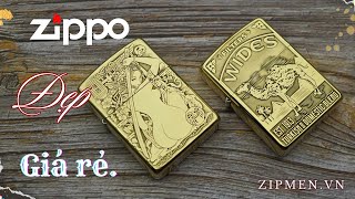 Cặp đôi zippo đẹp giá chỉ trên dưới 1 triệu đồng | Zippo chính hãng giá rẻ