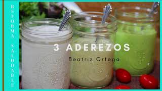 3 Aderezos Saludables