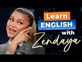 Learn English with ZENDAYA — Funny INTERVIEW