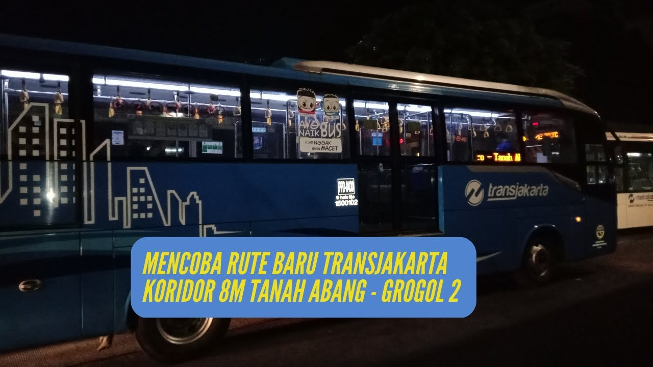 TransJakarta Koridor 8M Rute Non BRT Dari Stasiun Tanah Abang Sampai Ke ...