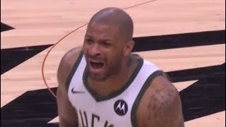 PJ Tucker CRIES LIKE A BABY after OBTAINING this WEAK FOUL on Devin Booker! 😹😹😹