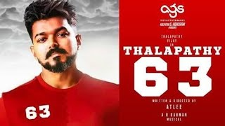Thalapathy 63 official trailer || Thalapathy Vijay || all cast || release date