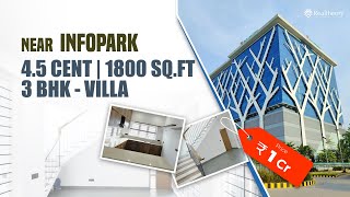 Prime Investment Opportunity: Ready-to-Move 3 BHK Villa Near Infopark