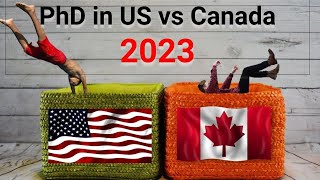 PhD in US vs Canada: A Comprehensive Comparison | PhD Requirements, Programs, and More!