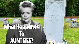 What Happened To AUNT BEE, FRANCES BAVIER | Recluse w/ 14 Cats