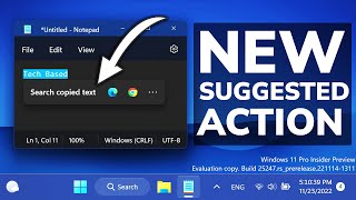 New Suggested Action in Window 11 25247 with 4 Variants (How to Enable)