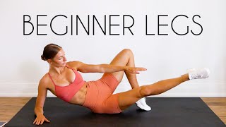 15 MIN BEGINNER LEG WORKOUT (Booty, Thighs & Hamstrings / No Equipment)