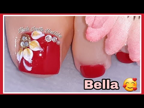 Facil Decoracion De Unas Con Flor Basica En 3d Como Hacer Hacer Flores En 3d Diseno Unas Rojas