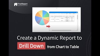 Drilling between chart and table - FineReport Advance Learning Lesson 3