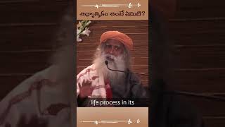 ఆధ్యాత్మికం అంటే ఏమిటి?#SadhguruTelugu #SadhguruQuotes #shorts #mystic #Meditate #Spirituality #Yoga