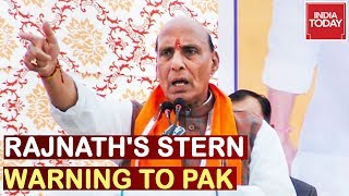 "Stop Terror Or Face Disintegration" Defence Minister Rajnath Singh's Stern Warning To Pak