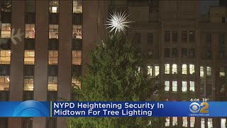 NYC Fills Up For Rockefeller Center Tree Lighting