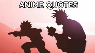 Anime Quotes with Deep Meaning