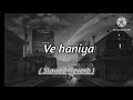 Ve haniya | slowed + reverb | lofi