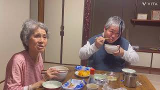 【おばあちゃんねる】11月5日老老介護を終えた87歳おばあちゃんとの夕ご飯はちゃんぽん