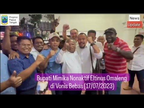 Bupati Mimika Nonaktif Eltinus Omaleng Divonis Bebas Di Pengadilan ...