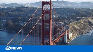 San Francisco's Golden Gate Bridge 'sings' during high winds