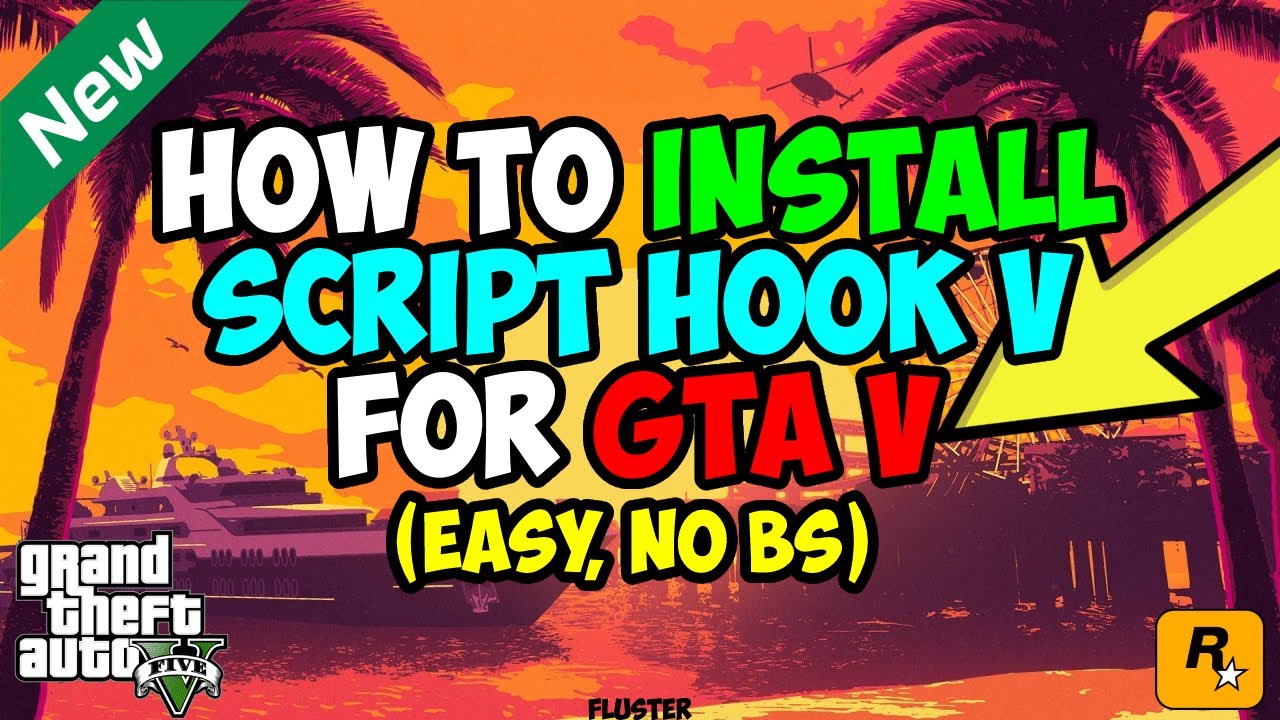 How To Install SCRIPT HOOK V For GTA 5 MODS (easy) - YouTube