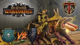 ROR Rot Knights? Warriors of Chaos vs Vampire Coast - Total War Warhammer 3