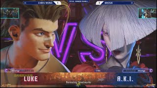 【街霸6】中国小孩 vs 欧洲最强阿鬼 BROSKI｜法国UFA 96强｜直播CUT｜街头霸王｜SF6｜Street Fighter 6｜快打旋風6｜20240915