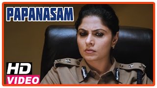 Papanasam Tamil Movie | Scenes | Police discovered Roshan's car from quarry | Kamal Haasan