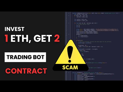 How to Double Your ETH With a Trading Bot | Beware of Crypto Trading Bot Scams