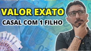 QUANTOS EUROS UM CASAL COM 1 FILHO TEM QUE LEVAR PARA PORTUGAL 🇵🇹