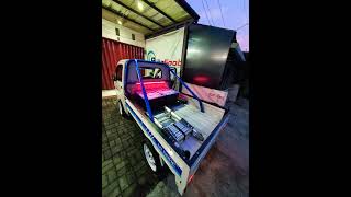 Pasang Lampu Red Led Bar | Daihatsu HiMax | HIJET Kei Truck 【ハイゼットトラック】