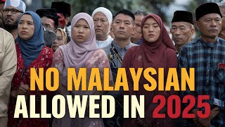 10 Countries Where Malaysians Can’t Visit Anymore in 2025