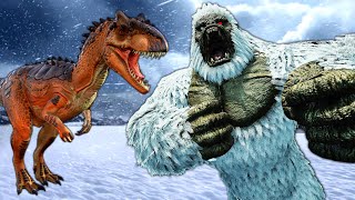 Allosaurus Sereg VS Gamma Megapithecus - Ark Survival #12