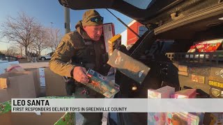 Upstate first responders deliver toys in annual LEO Santa