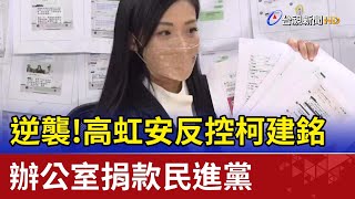 逆襲！高虹安反控柯建銘 辦公室捐款民進黨