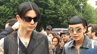 Kiwi Lee Han 李函 \u0026 Junchiu1012 at GIVENCHY fashion show in Paris, June 22th 2023 22.06.2023