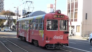 とさでん交通　600形 625 路面電車　はりまや橋