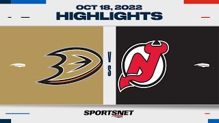 NHL Highlights | Ducks vs. Devils - October 18, 2022