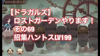 【ドラガルズ】ロストガーデンやります！その69　招集ハントスLV199