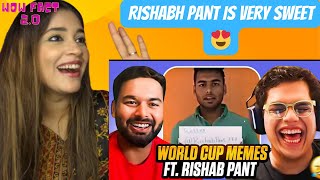 RISHABH PANT REACTS TO RISHAB PANT MEMES feat. ‪@RishabhPantYoutube17‬ | Rishabh Pant | Cricket