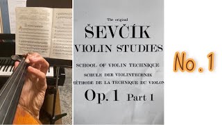 #Sevcik #セブシック Sevcik Op.1-1 No.1