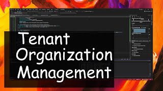 Multi-tenant programming | updating organization name through tenant management