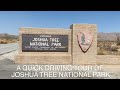 A quick driving tour of Joshua Tree National Park.