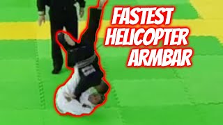 Fastest Helicopter Armbar In A Tournament!