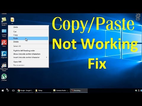 Fix Windows 7/8/10 Right Click Copy And Paste Not Working