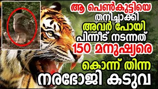 ആ പെണ്‍കുട്ടി തനിച്ച് !മുന്നില്‍ 150 പേരെ കൊന്നു തിന്ന നരഭോജിക്കടുവ ! ഇന്ത്യയെ വിറപ്പിച്ച കടുവ