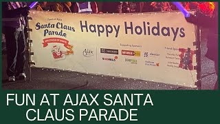 Ajax Downtown Santa Claus Parade Night 2024| Durham Region Ontario Canada 🇨🇦 🎅