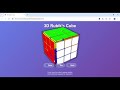 Build a 3D Rubik's Cube with HTML, CSS & JavaScript | Step-by-Step Tutorial for Beginners