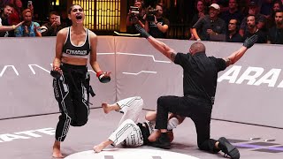 Aline Pereira's Controversial TKO at Karate Combat 52!