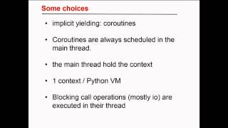 Benoit Chesneau - Concurrent programming with Python and my little experiment