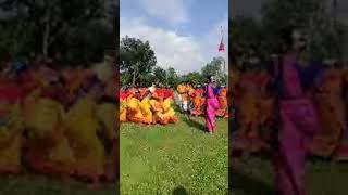 আদিবাসি মানুষ এর একটি অনেক বড় কারাম পুজো্‌।।Indigenous people worship a lot of Karam